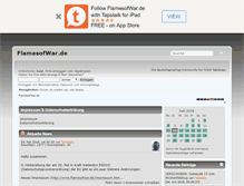 Tablet Screenshot of flamesofwar.de